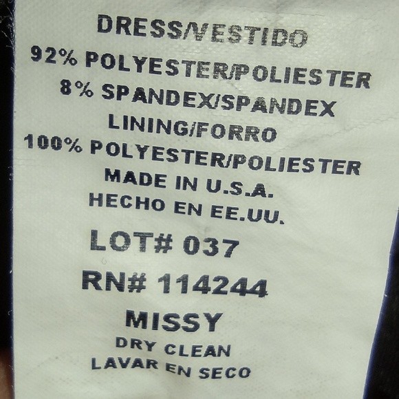 Eliza J Missy V-neck Backless Bubble Hem Black Cocktail Formal Party Dress US 8 - Picture 9 of 9